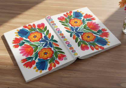 Inocencio - Ivory Folk Pattern Journal