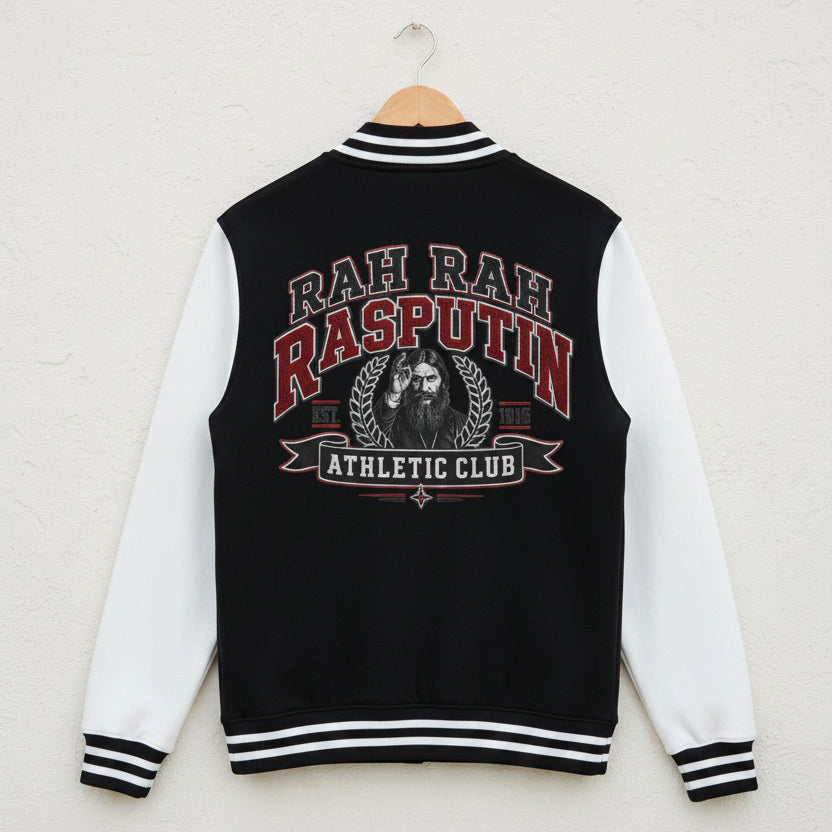 Rah Rah Rasputin Athletic Club | Retro Varsity Jacket