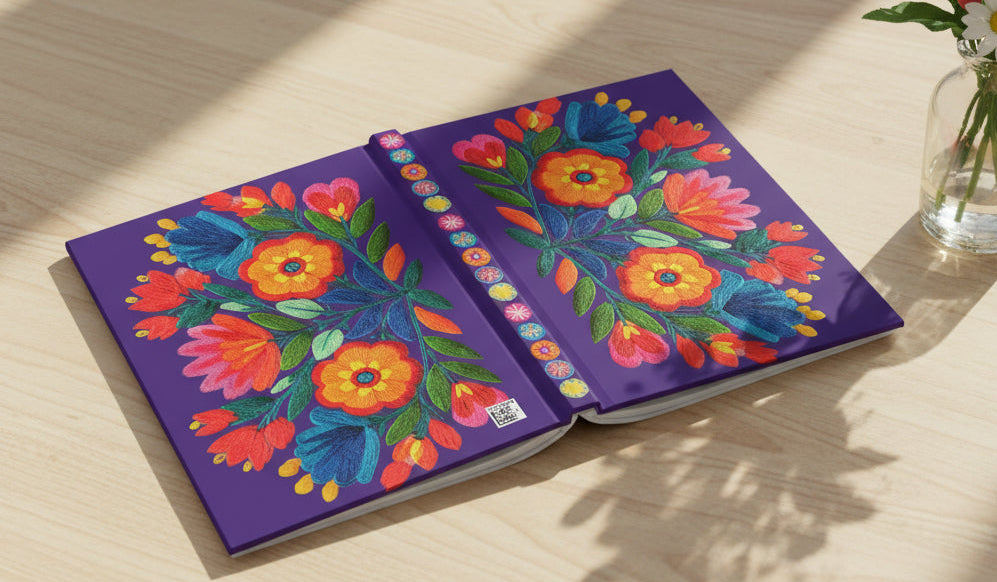 Lola - Indigo Folk Pattern Journal