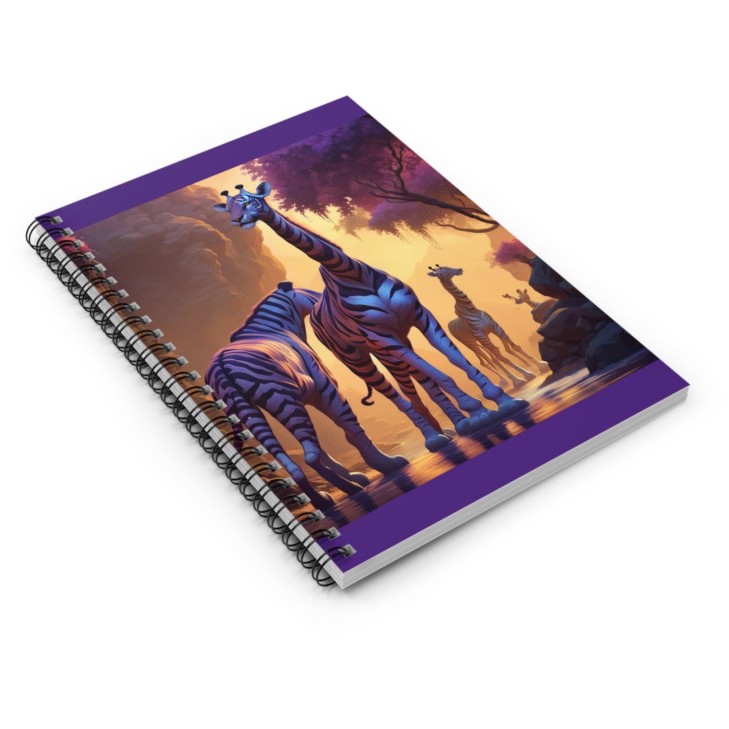 Twilight Tiraffes | Spiral Notebook