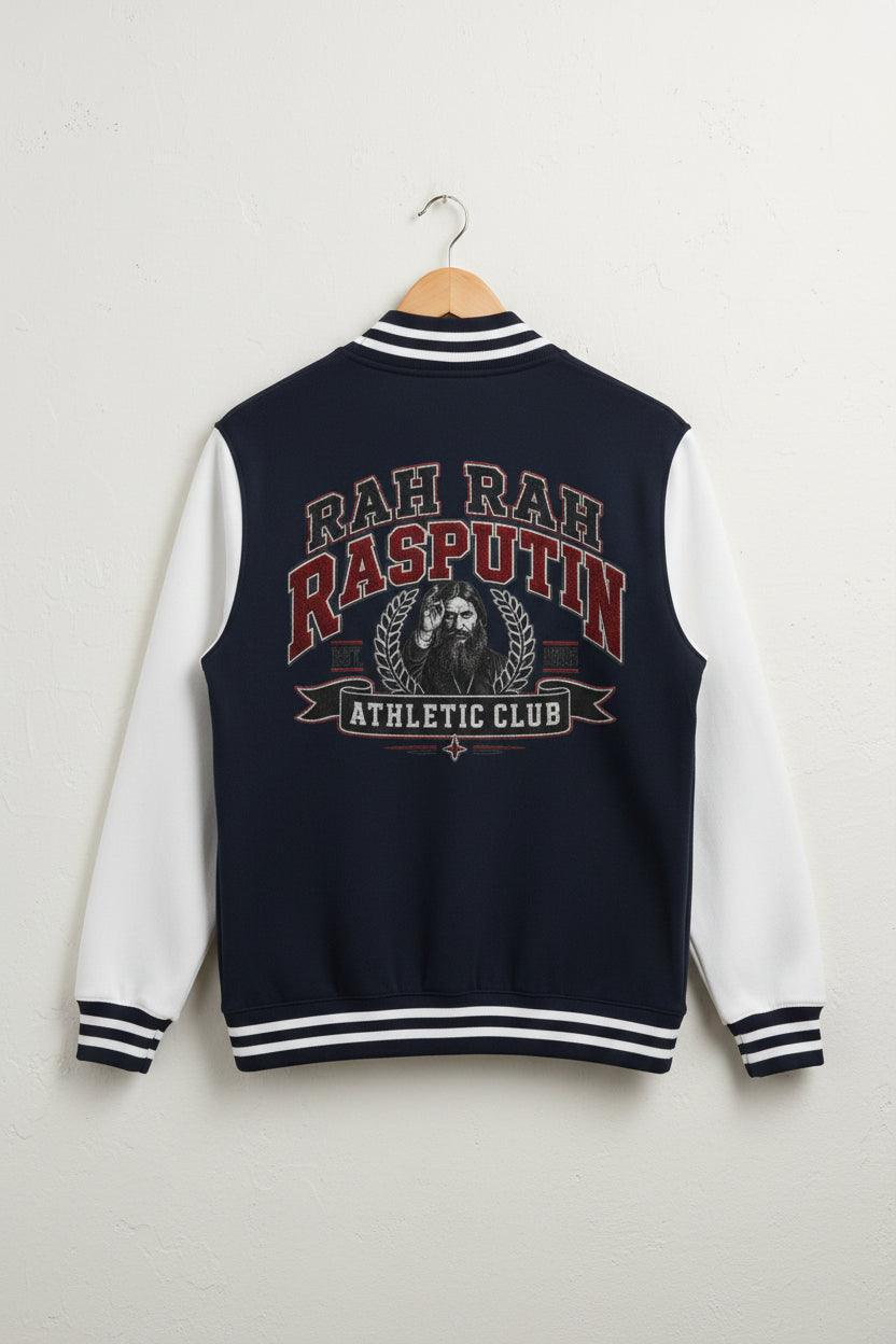 Rah Rah Rasputin Athletic Club | Retro Varsity Jacket