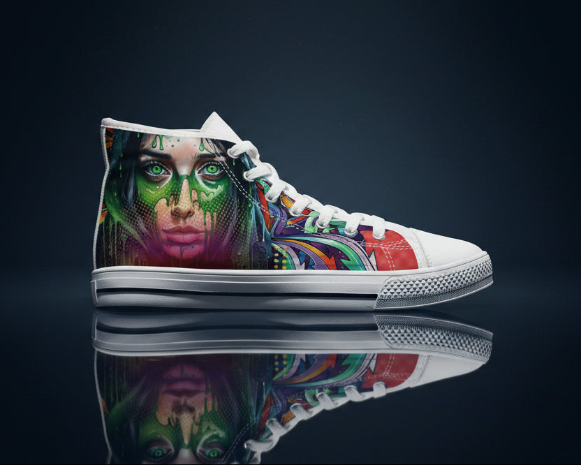 Gigi High Top Sneakers – Neon Alley Streetwear