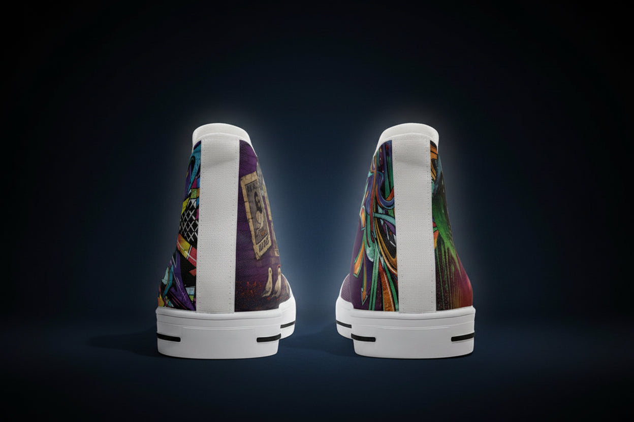 Gigi High Top Sneakers – Neon Alley Streetwear