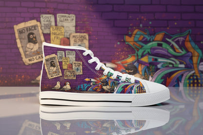 Gigi High Top Sneakers – Neon Alley Streetwear