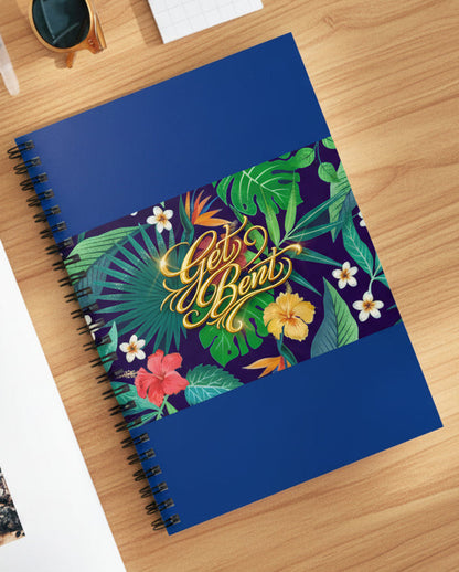 Get Bent – Tropical Lined Journal